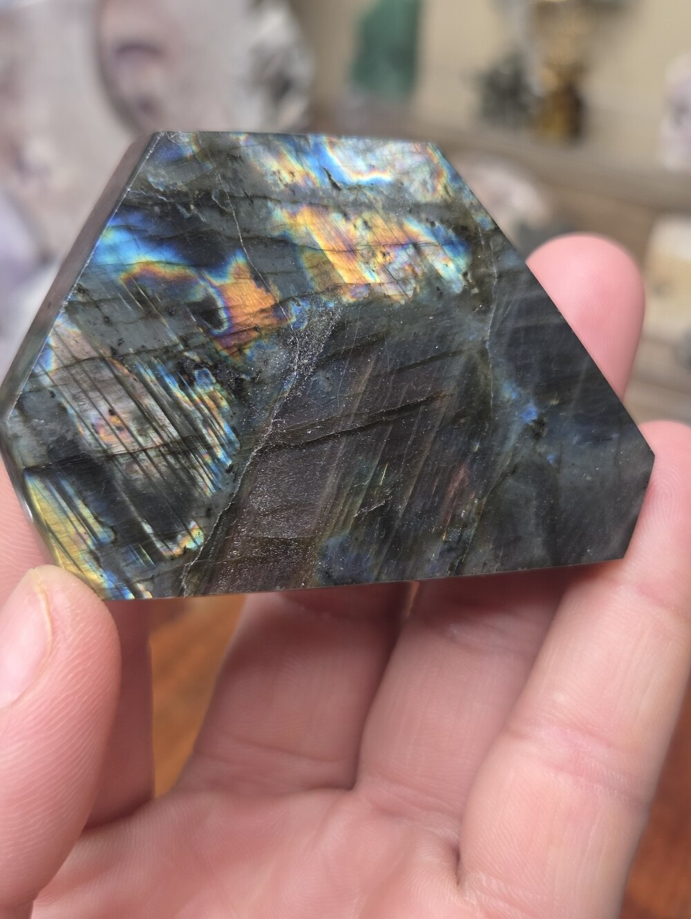 Labradorite Freeform (E) 2.5 In( Protection) - Picture 3 of 4